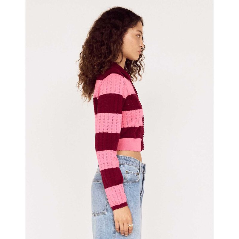 MINKPINK Selena Pointelle Cardi image number 2